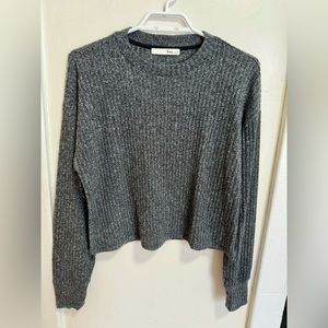 Gray Wilfred Cropped Sweater